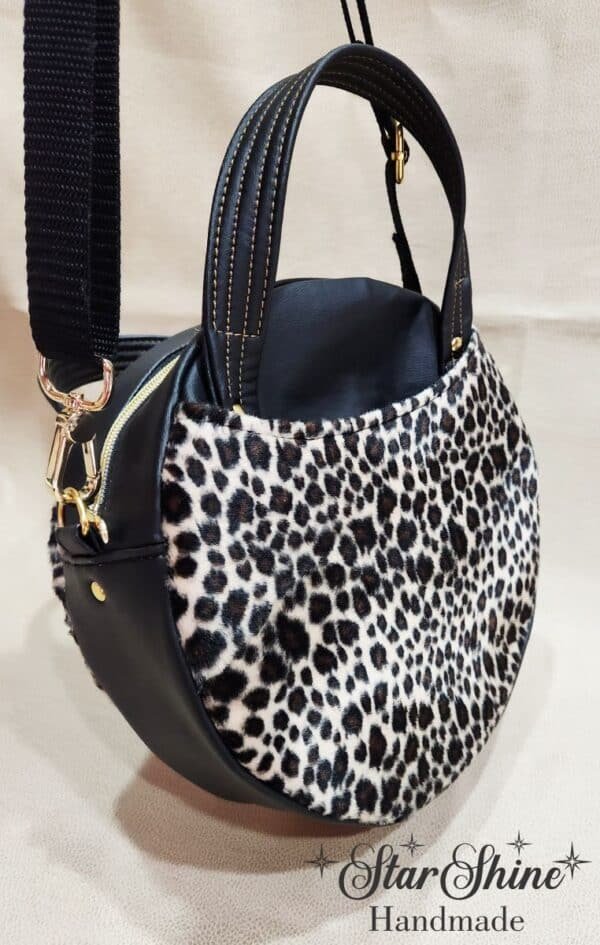 Sexy Leopard Circle Handbag