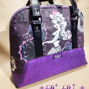 Purple Pinup Mermaids Handbag