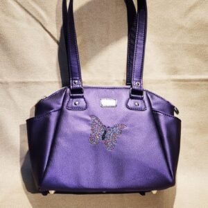 Purple Pearl Shimmer Handbag