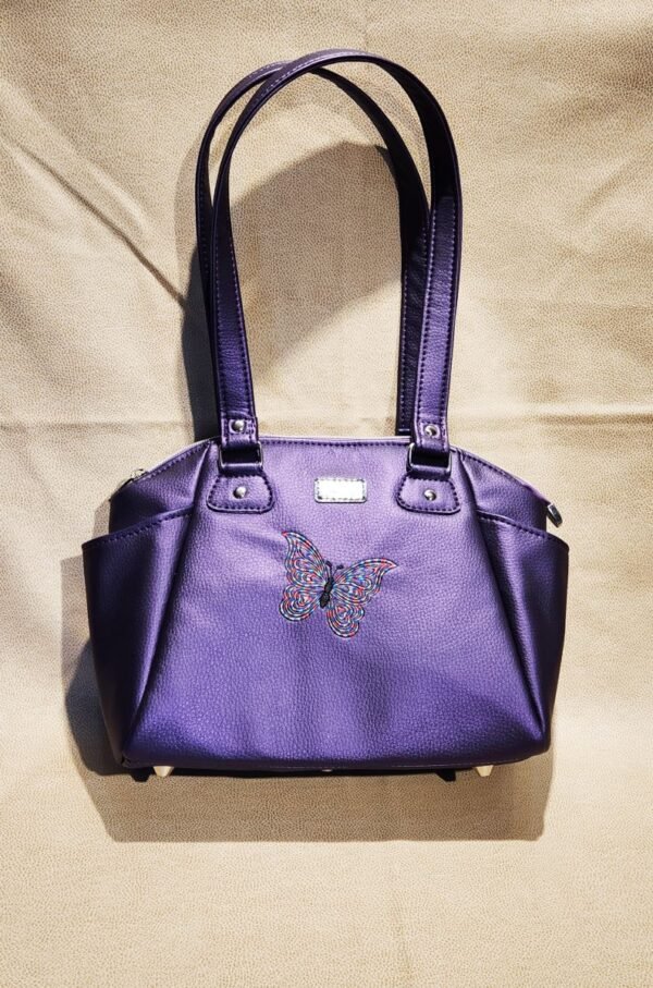 Purple Pearl Shimmer Handbag