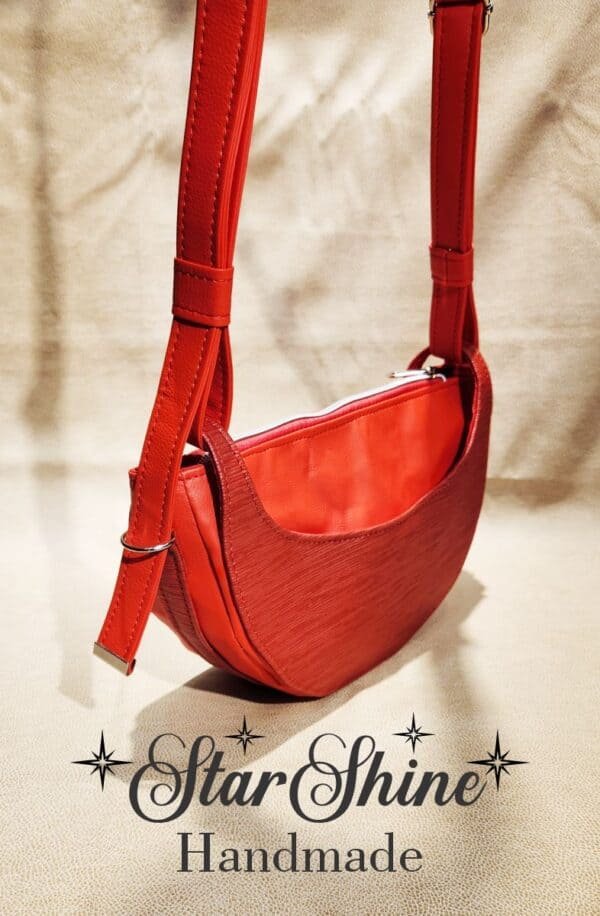 Scarlett Red Retro Luna Bag