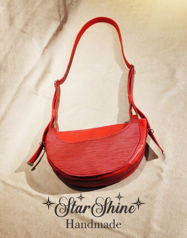 Scarlett Red Retro Luna Bag